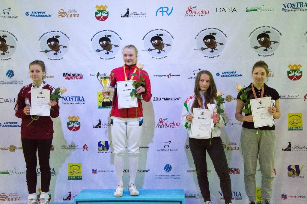 Vasakult: Nellija Mihejeva LAT, Karoliina Komissarova EST, Katsiary Dziakevich BLR. Foto: Maarja Linnamägi
